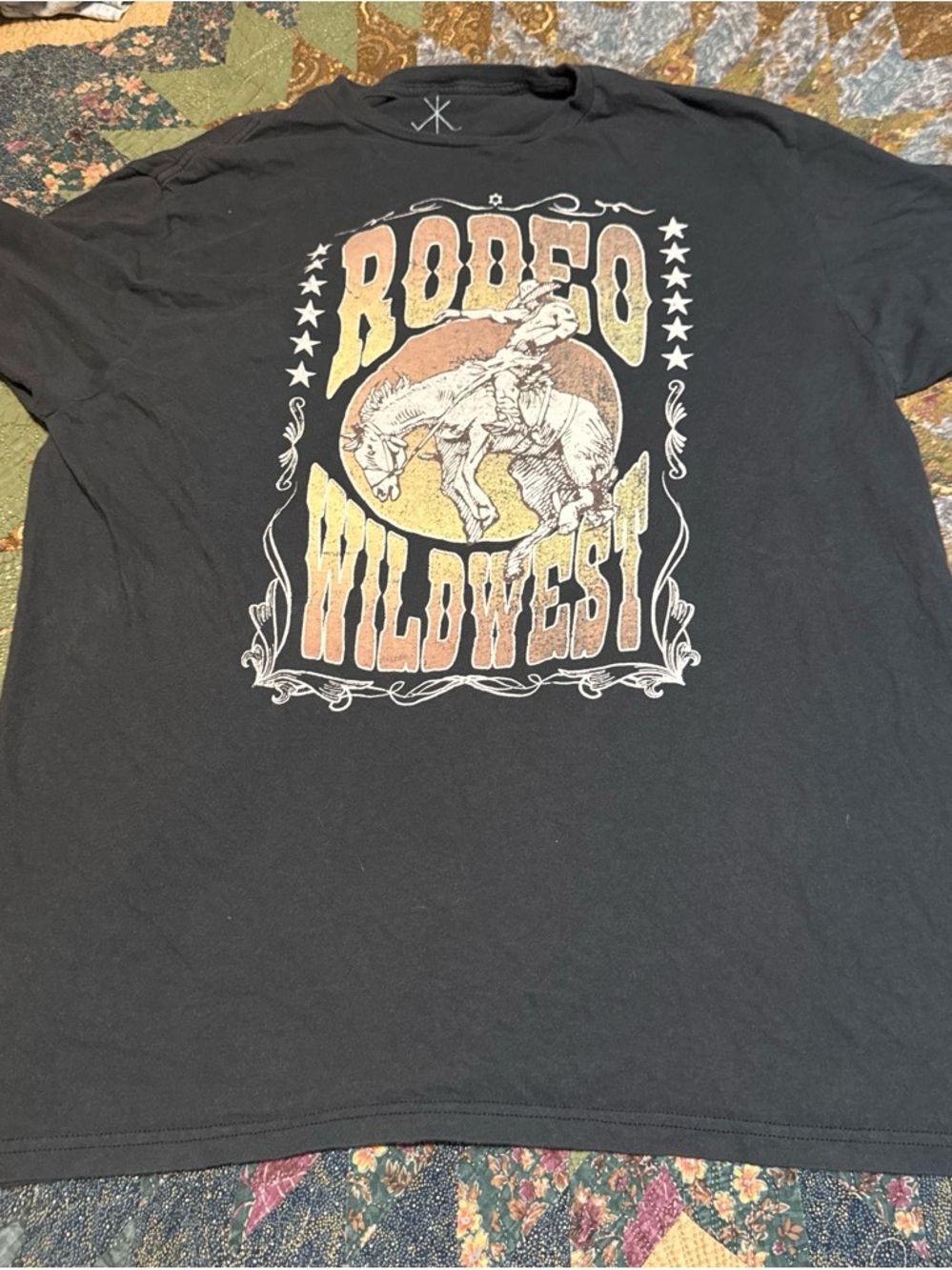Rodeo Wild West Graphic Tee - Black